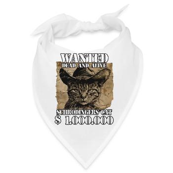 Lustiges Katzenbesitzer Katzenspruch Katzen  - Bandana - Weiß - Vorne