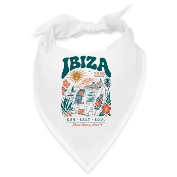 Ibiza 2026 Sun Salt Soul - Bandana - Weiß - Vorne