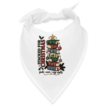 Bücher & Gemütliche Adventszeit - Bandana - Weiß - Vorne
