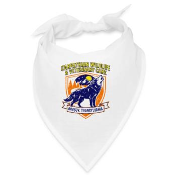 Carpathian Wildlife And Veterinary Care Wolf - Bandana - Weiß - Vorne