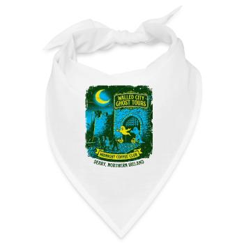 Walled City Ghost Tours Derry Northern Ireland - Bandana - Weiß - Vorne