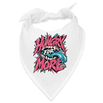 Hunger for More: Neon Bite - Bandana - Weiß - Vorne