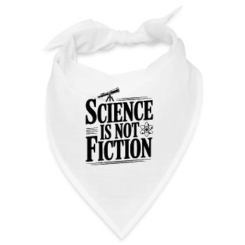 Wissenschaft ist keine Fiktion - Bandana - Weiß - Vorne