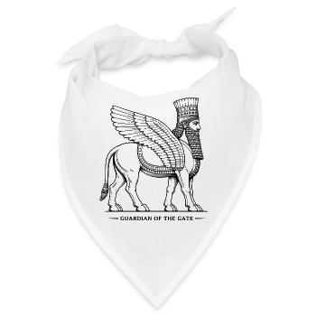 Wächter des Tores - Bandana - Weiß - Vorne