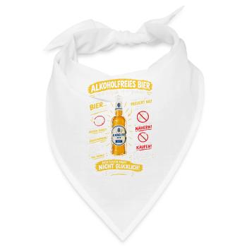 Alkoholfreies Bier 0,0% Design - Bandana - Weiß - Vorne