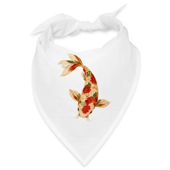 Koi-fische Japanische Koi-fische Koi-karpfen - Bandana - Weiß - Vorne