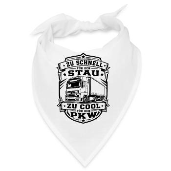 Trucker Spruch - Bandana - Weiß - Vorne