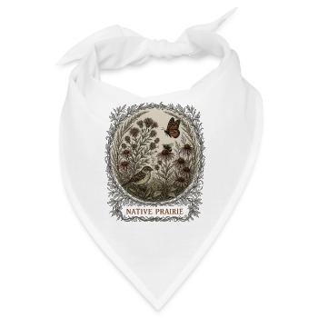 Native Prairie Native Prairie - Bandana - Weiß - Vorne