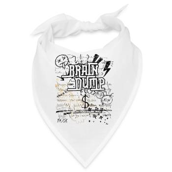 BrainDump Graffiti Doodle - Bandana - Weiß - Vorne