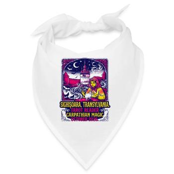 Sighișoara Transylvania Tarot Reader Carpathian - Bandana - Weiß - Vorne