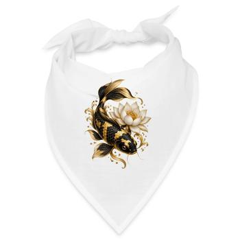 Koi-fische Japanische Koi-fische Koi-karpfen - Bandana - Weiß - Vorne