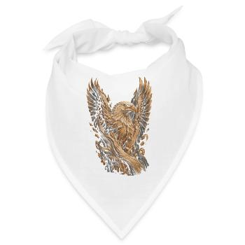 Holzschnitzerei Schnitzen Holzschnitzen - Bandana - Weiß - Vorne
