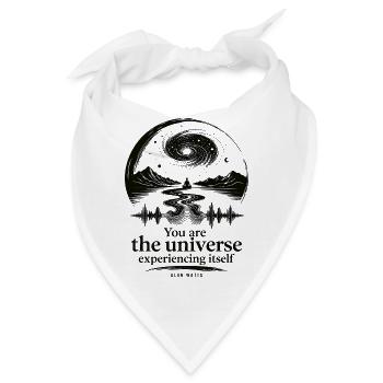 Universum, das sich selbst erlebt - Bandana - Weiß - Vorne