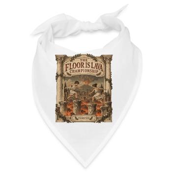 Pompeji Lava-Spiel - Bandana - Weiß - Vorne