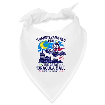 Transulvana 1431 The Great Dracula Ball - Bandana - Weiß - Vorne