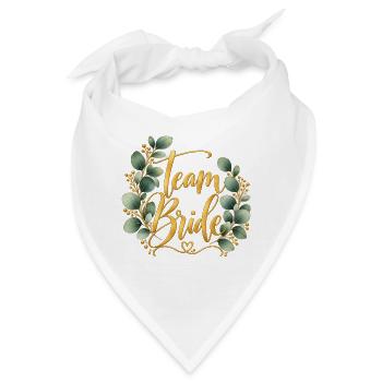 JGA Team Bride Braut Junggesellinnenabschied  - Bandana - Weiß - Vorne