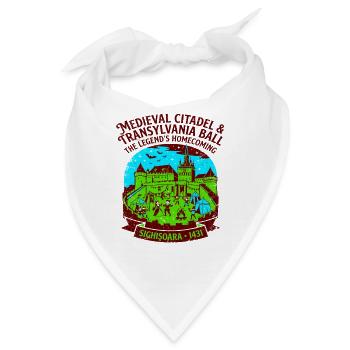 The Medieval Citadel And Transylvania Ball - Bandana - Weiß - Vorne
