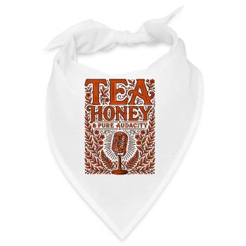 Vocalist Tea Honey And Pure Audacity Music Lover - Bandana - Weiß - Vorne