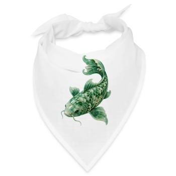 Koi-fische Japanische Koi-fische Koi-karpfen - Bandana - Weiß - Vorne