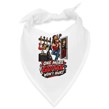 One More Guitar Won’t Hurt - Bandana - Weiß - Vorne