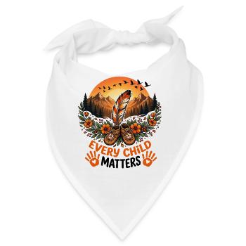 Jeder Orange Day Child Freundlichkeit zählt - Bandana - Weiß - Vorne