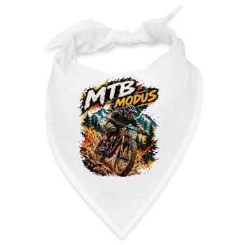MTB Modus Bergtrail Splash - Bandana - Weiß - Vorne