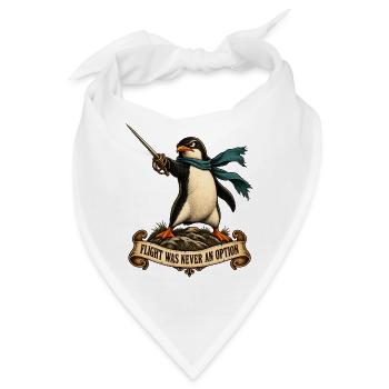 Flight Was Never an Option - Bandana - Weiß - Vorne