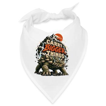 Carry Bigger Things - Bandana - Weiß - Vorne