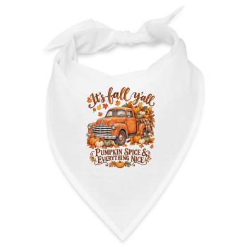 Es ist der Fall Yall Aquarellwagen - Bandana - Weiß - Vorne
