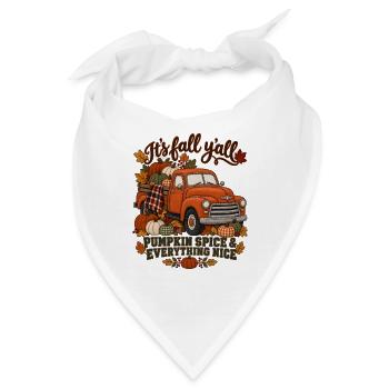 Es ist der Fall Yall Patchwork-Truck - Bandana - Weiß - Vorne