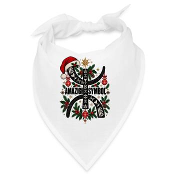 Amazigh Weihnachten - Bandana - Weiß - Vorne