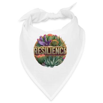  Resilience Kaktus Wüstenpflanzen Stärke - Bandana - Weiß - Vorne