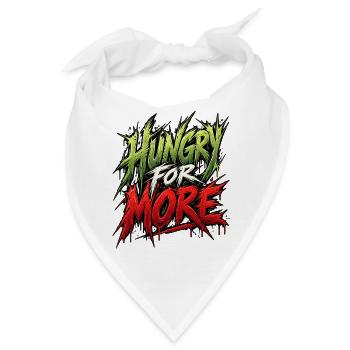 Hungry for More Neon Rage - Bandana - Weiß - Vorne