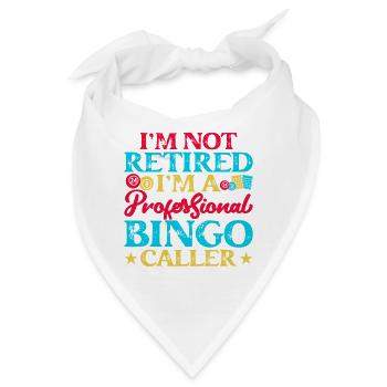 Bingo Game Professional Bingo Caller Bingo - Bandana - Weiß - Vorne