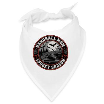 Handball Mom Spooky Season - Bandana - Weiß - Vorne