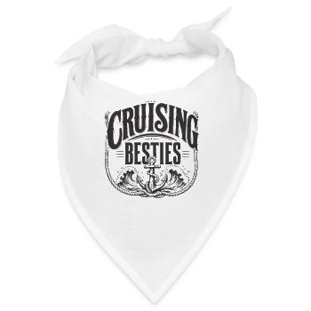 Cruising Besties - Bandana - Weiß - Vorne