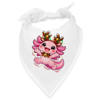 Kuschelkreatur Weihnachtstraum - Bandana - Weiß - Vorne