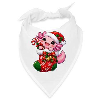 Zuckersüßes Weihnachtsmonster - Bandana - Weiß - Vorne
