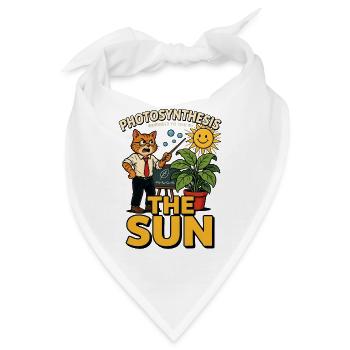 Photosynthese präsentiert von The Sun Biology - Bandana - Weiß - Vorne