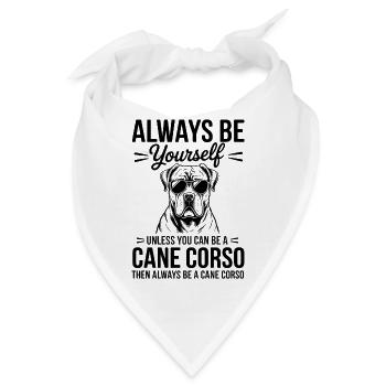 Cane Corso Italiano Spruch Cane Corso Geschenk - Bandana - Weiß - Vorne