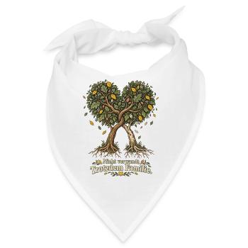 Freunde sind Familie Beste Freunde Freundschaft - Bandana - Weiß - Vorne