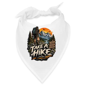 Take A Wander – Bergabenteuer - Bandana - Weiß - Vorne