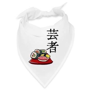 japan Otaku japanisch anime asiatisch maki - Bandana - Weiß - Vorne