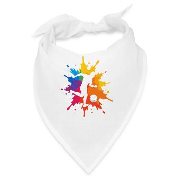 Lustiges Fußball Spruch Motiv Geschenk Fußballer - Bandana - Weiß - Vorne