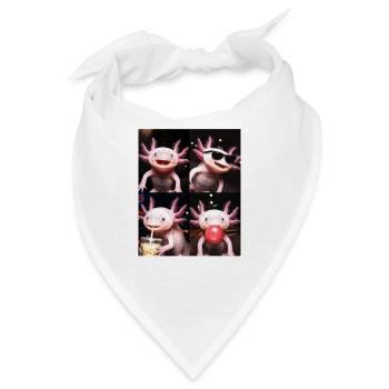Axolotls Axolotl - Bandana - Weiß - Vorne