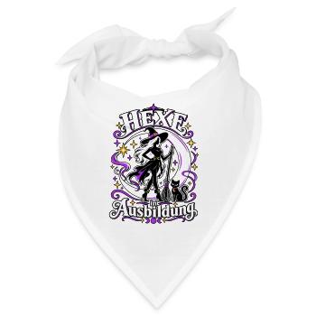 Hexe in Ausbildung | Magisches Hexen Motiv - Bandana - Weiß - Vorne