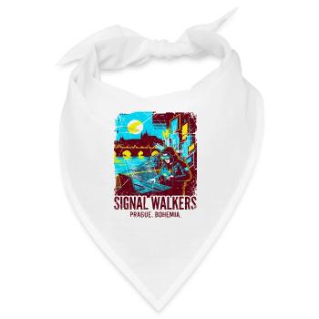 Programmer Signal Walkers Prague Bohemia - Bandana - Weiß - Vorne