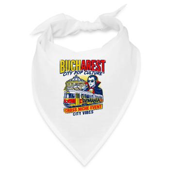 Bucharest City Pop Culture Romania Event - Bandana - Weiß - Vorne