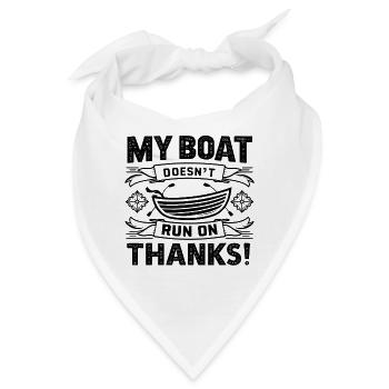 Mein Boot fährt nicht dank seltsamem Bootsdesign - Bandana - Weiß - Vorne