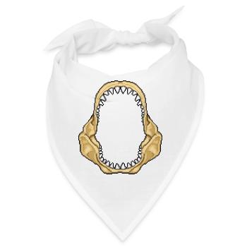 Hai-Kiefer - Bandana - Weiß - Vorne